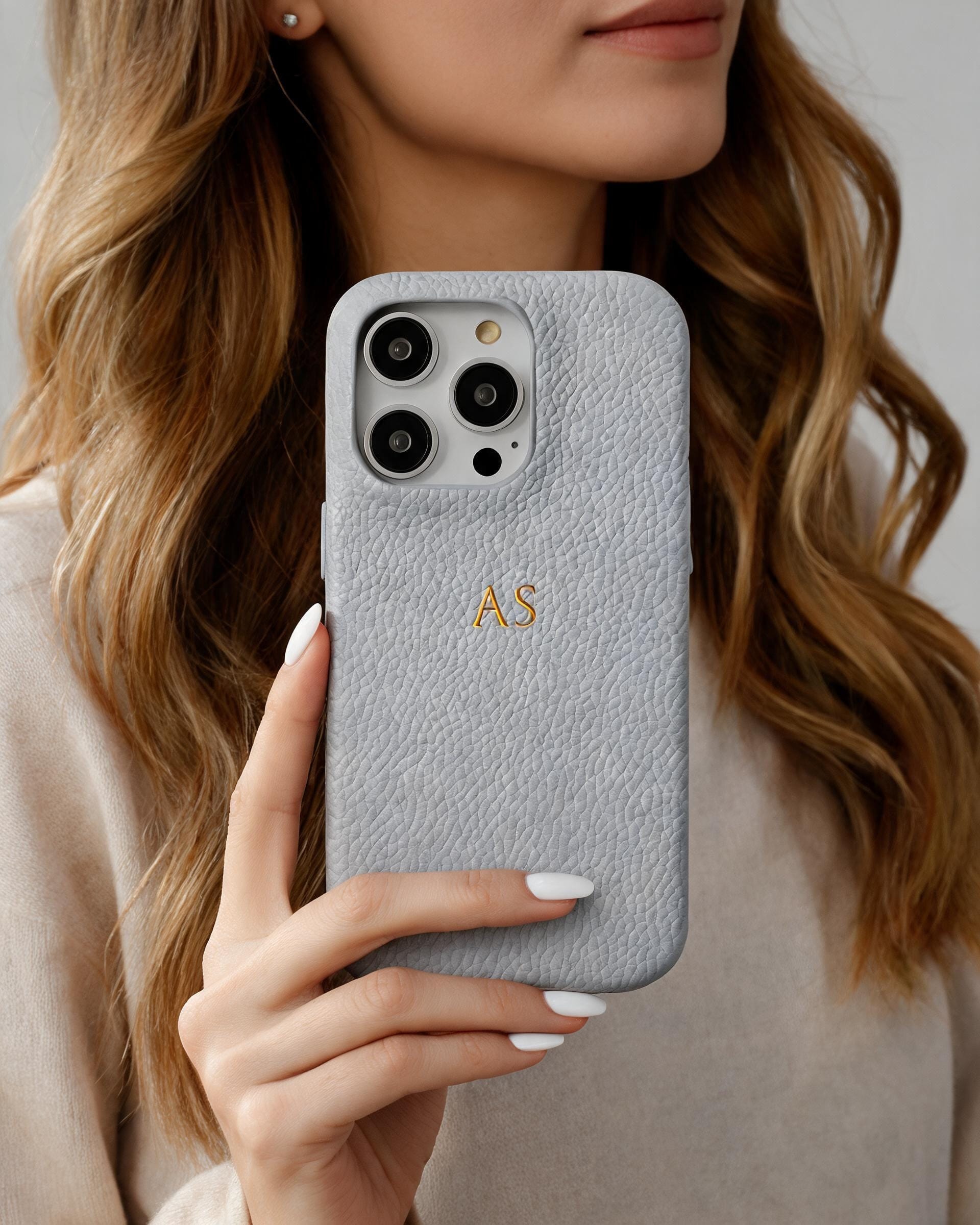 Pebble Grain Texture Personalised Case