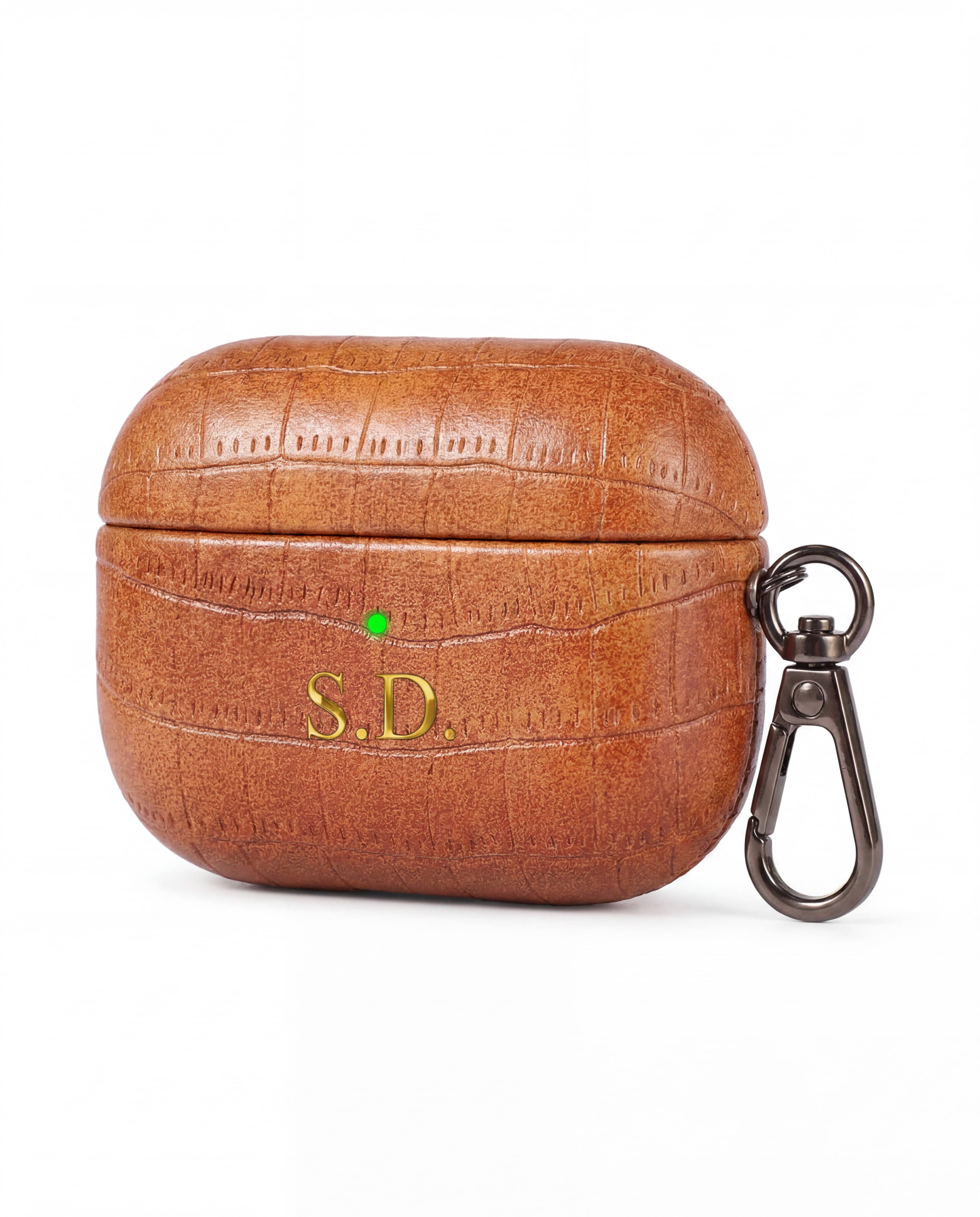 Croc Texture Personalised AirPod Case