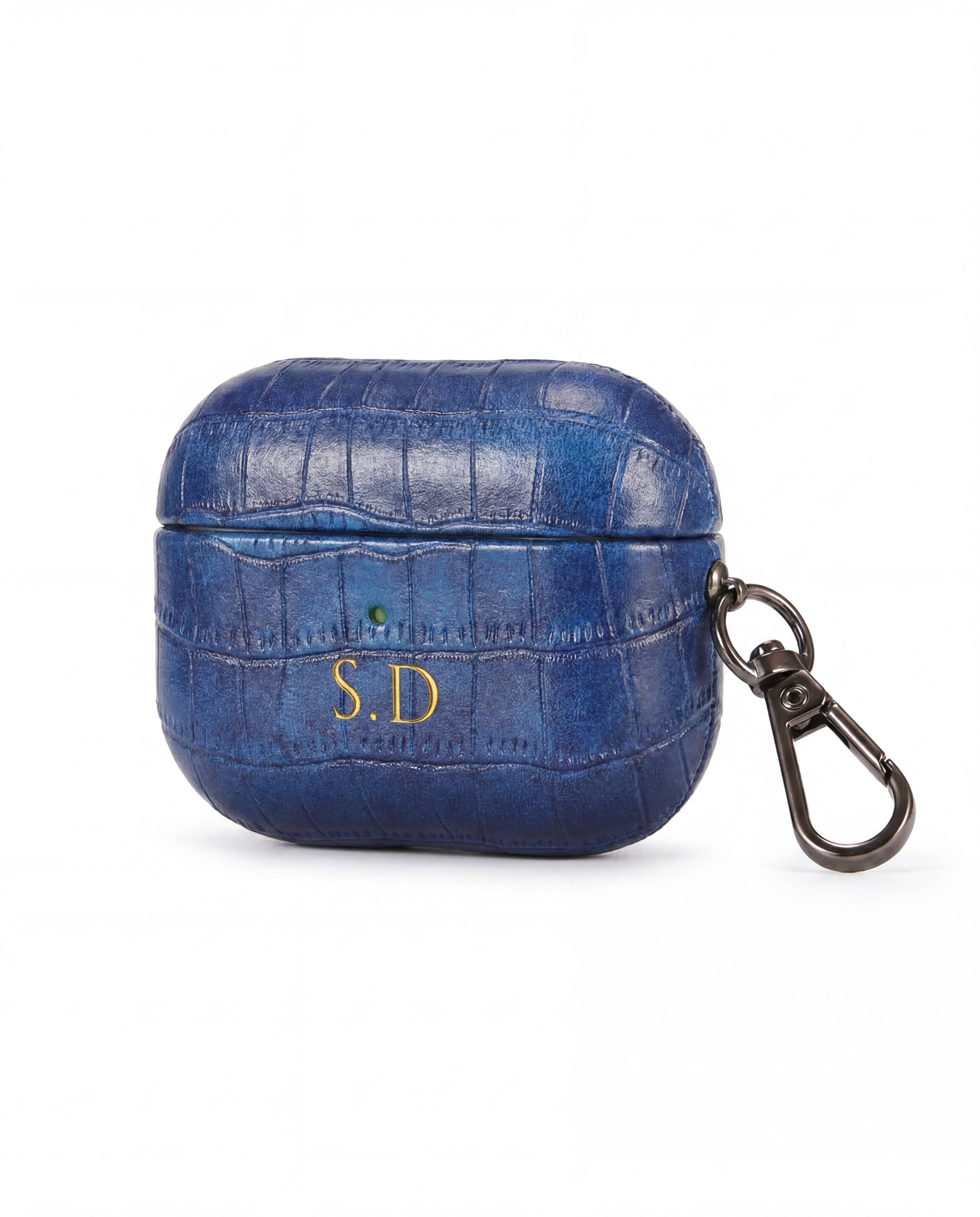 Croc Texture Personalised AirPod Case