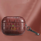 Croc Texture Personalised AirPod Case
