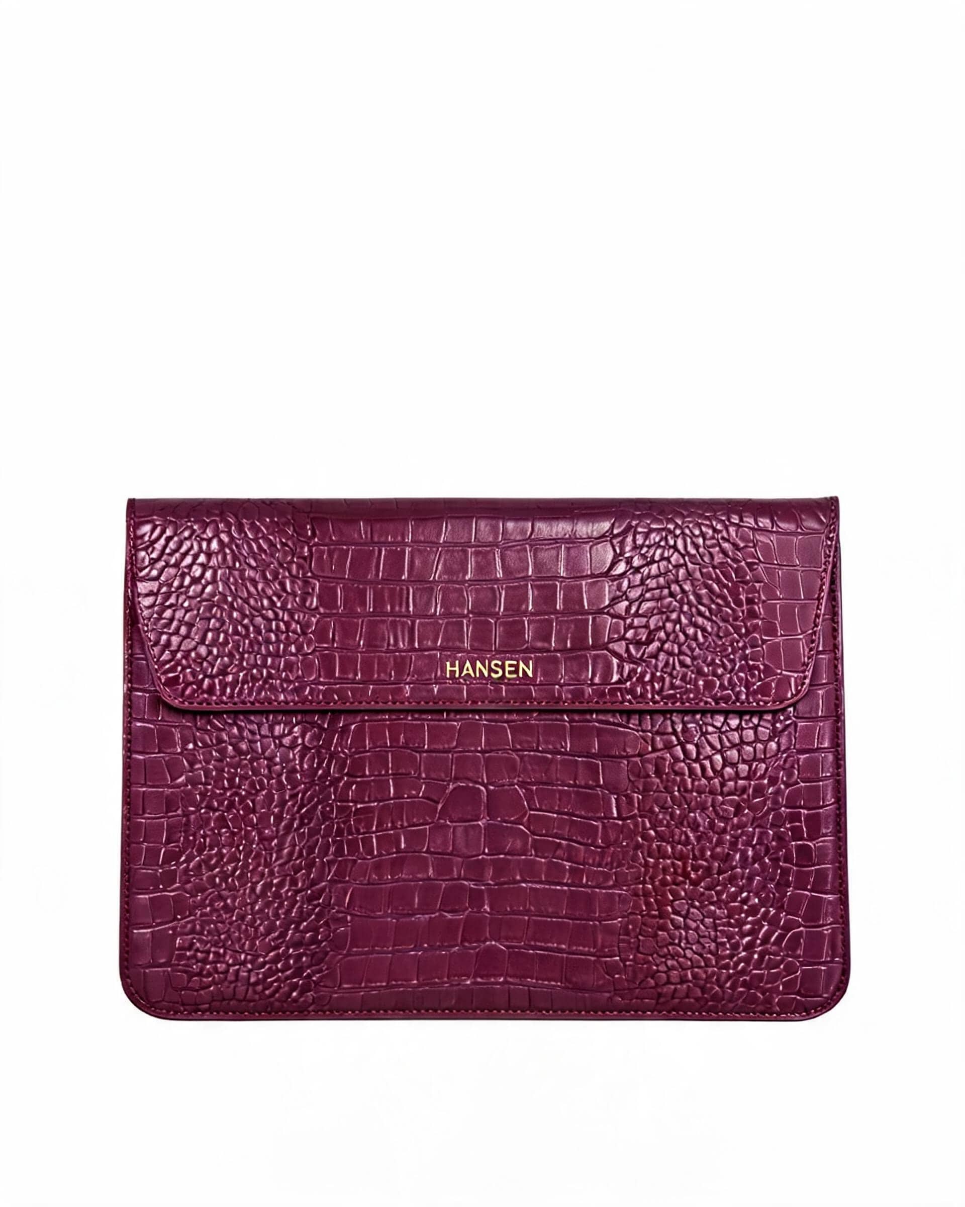 Croc Texture Personalised Macbook Case Sleeve