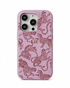 Leopard Print Pebble Grain Personalised Case