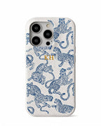 Leopard Print Pebble Grain Personalised Case