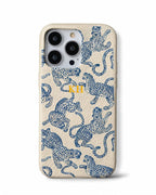 Leopard Print Pebble Grain Personalised Case