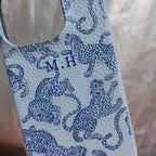 Leopard Print Pebble Grain Personalised Case