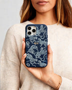 Leopard Print Pebble Grain Personalised Case