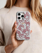 Leopard Print Pebble Grain Personalised Case