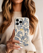 Leopard Print Pebble Grain Personalised Case