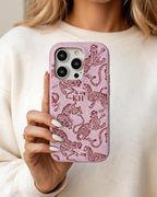 Leopard Print Pebble Grain Personalised Case