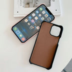Orange Leopard Personalised Pebble Grain Cases