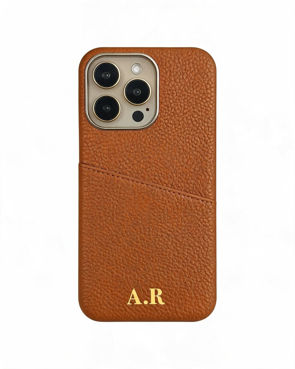 Pebble Grain Card Holder Personalised Case