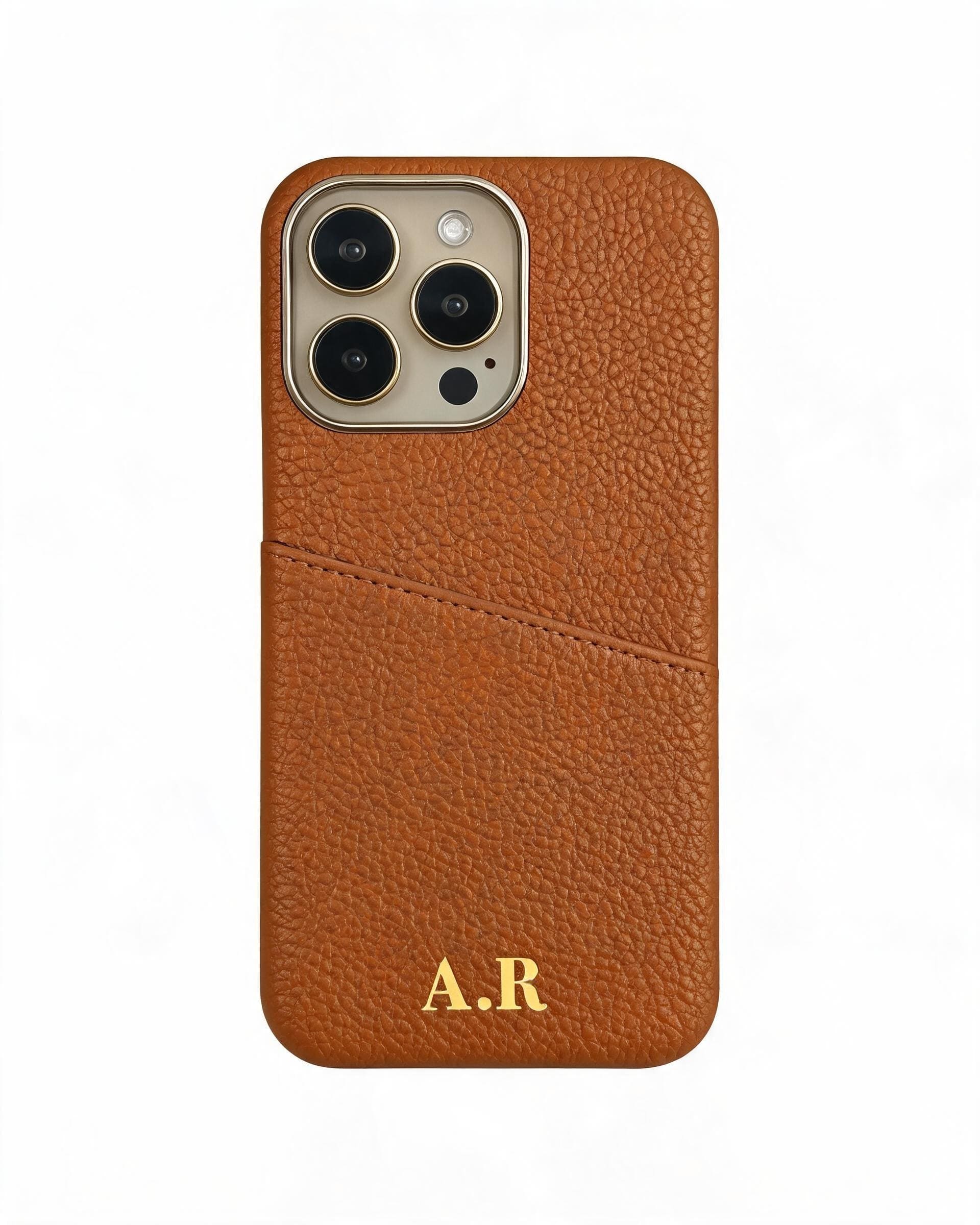 Pebble Grain Card Holder Personalised Case