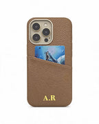 Pebble Grain Card Holder Personalised Case