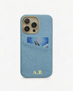 Pebble Grain Card Holder Personalised Case