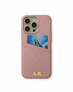 Pebble Grain Card Holder Personalised Case