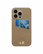 Pebble Grain Card Holder Personalised Case