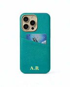 Pebble Grain Card Holder Personalised Case