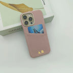 Pebble Grain Card Holder Personalised Case