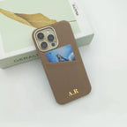 Pebble Grain Card Holder Personalised Case
