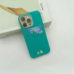 Pebble Grain Card Holder Personalised Case