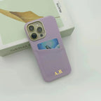 Pebble Grain Card Holder Personalised Case