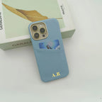 Pebble Grain Card Holder Personalised Case
