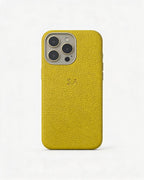 Pebble Grain Gold Trim Personalised Case