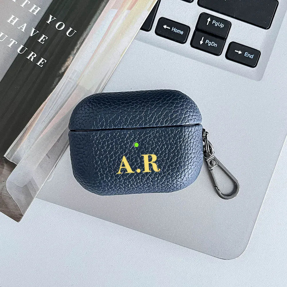Pebble Grain Personalised AirPod Case